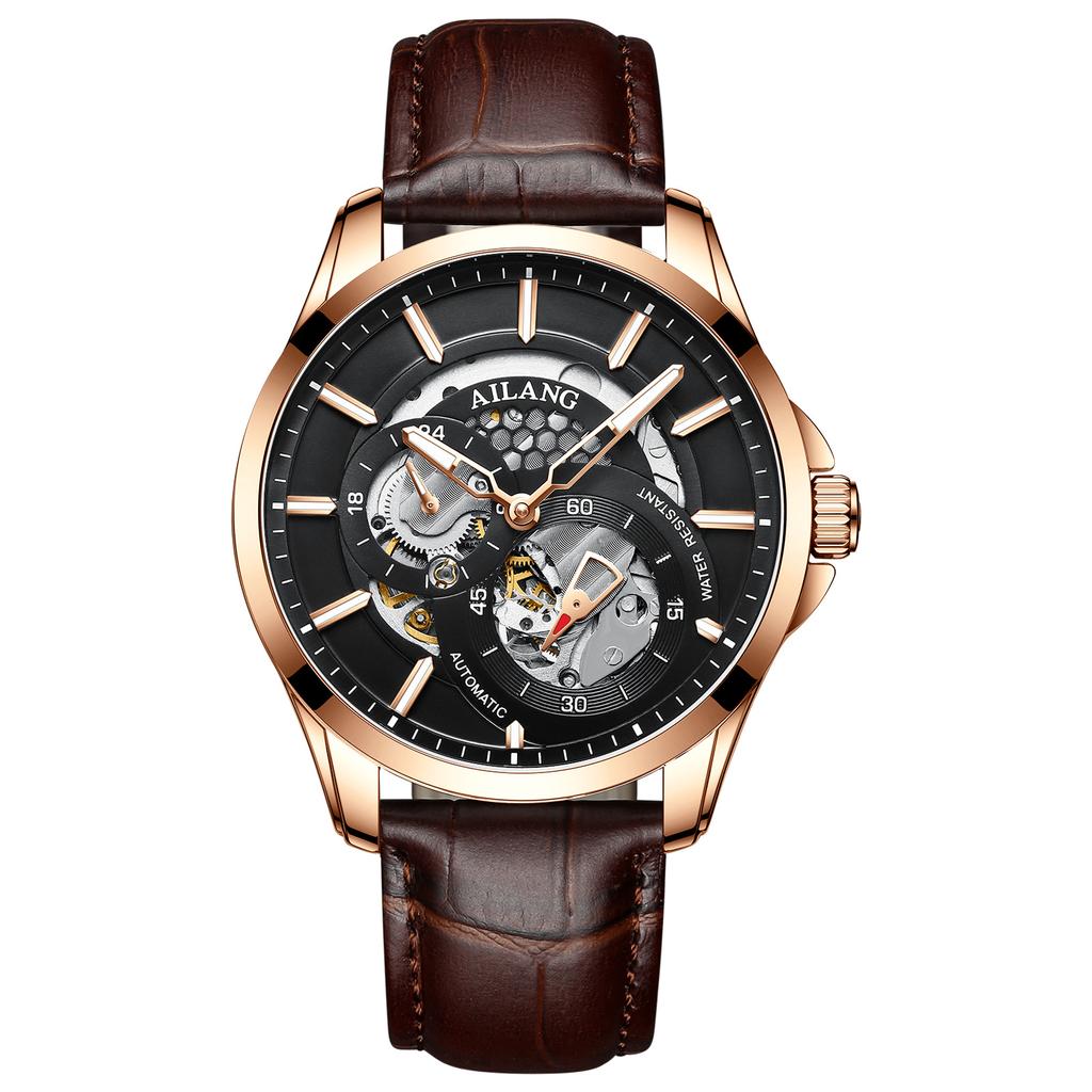 AILANG Hohle mechanische Uhr Herrenuhr Neue vollautomatische Trend-Herrenuhr