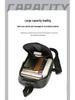 Men's Waterproof Nylon Crossbody Bag with Combination Lock for Outdoor Use