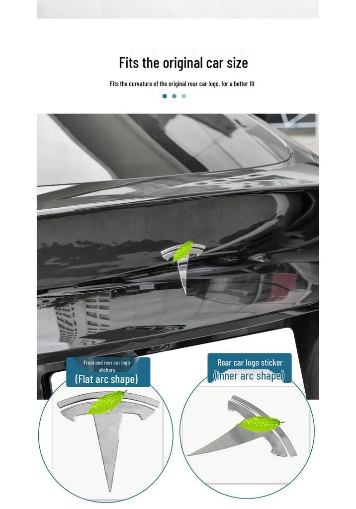 Tesla Logo Stickers Compatible