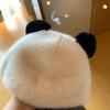 Cute Bear Hat for Women In Autumn and Winter Fur One Piece Ear Protection Plush Hat Warm Fisherman Hat Basin Hat Slimming