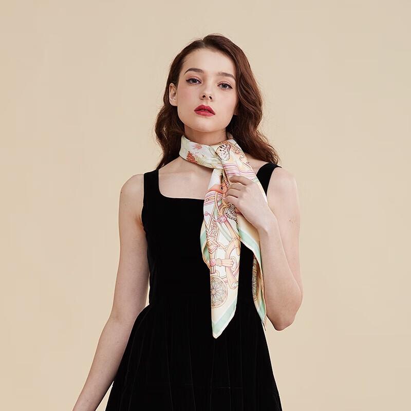 Aurora Paradise Design Silk Shawl