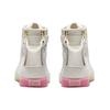 Nuove Asics Double Clutch Bianco Latte Retro Casual Scarpa Alta da Skate 'Bianco Rosa' da Donna 1202A079-101