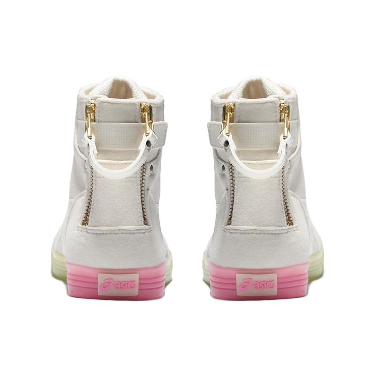 New Asics Double Clutch Milk White Retro Casual High Board Shoe 'White Pink' Women's 1202A079-101