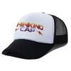 Mlfo Thinking Cap Printed Mesh Baseball Cap Outdoor Mesh Baseball Cap Casual Trucker Hat Unisex Casual Fashion Item