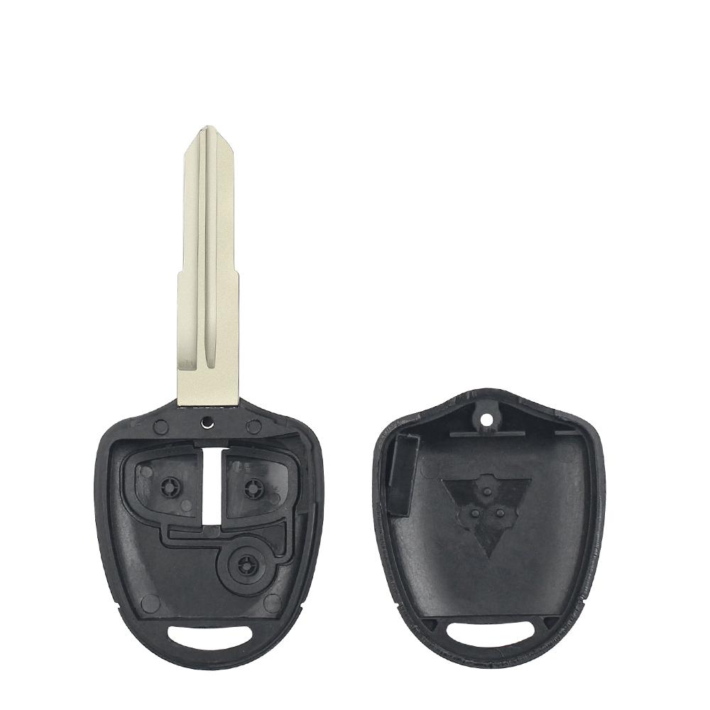 Key Case Cover Replacement 2 Buttons Remote Key Shell Uncut Left Blade For Mitsubishi Lancer Outlander Colt Mirage