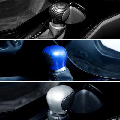 Kohlefaser Auto Gangschaltung Schalthebel Knopf Abdeckung ABS Dekoration Zierleiste für Toyota CHR 2016 2017 2018 2019 2020 2025 Auto Zubehör
