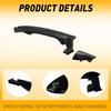 Black Rear Left Exterior Door Handle Fit For Hyundai Elantra 2011-2016