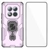 Para Xiaomi Poco M8 5G/Redmi Note 15 5G (Global) Capa de Telefone WANLONFENG PC TPU Capa Traseira Suporte com Vidro Temperado