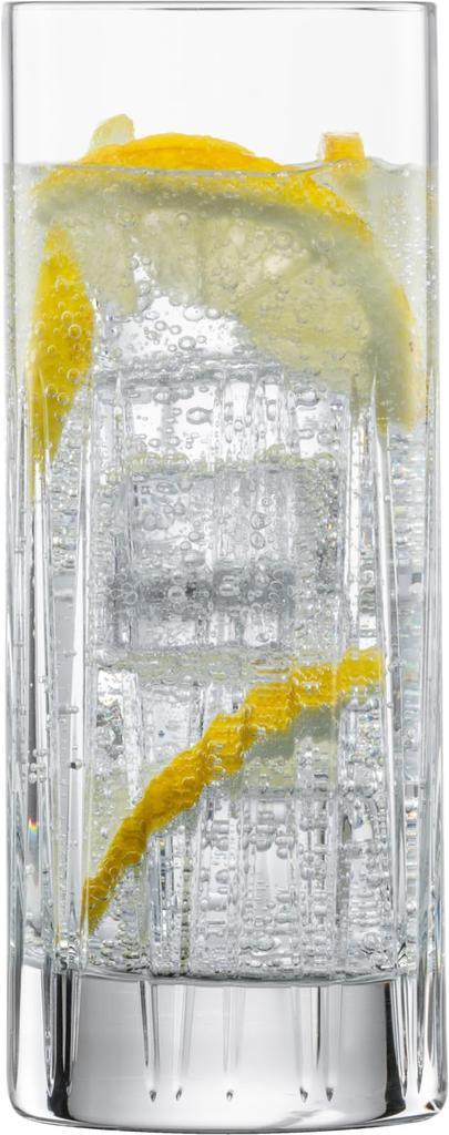 ZWIESEL GLAS Tumblers, Break-Resistant, Basic Bar Motion, for Water, Mineral Water, and Soft Drinks, Long Drinks, 11 Oz., Pair, Machine-Made (m119649)