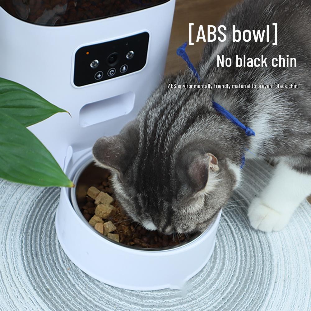 Pet Smart Feeder: Automatic Cat/Dog Food Bowl with Remote Video Feeding 