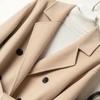 100% Wool Women Coat MODERN NEW SAGA Autumn Wool Long Coat Handmade Pea Coat Winter Warm Wool Long Jacket Overcoat