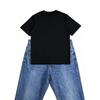 European Sizes Mens Heavy Retro Demon Pattern T-Shirt Retro Punk Rock T-Shirt, Eye-catching and Demon Face and Horn Design,Crew Neck Casual Shirt