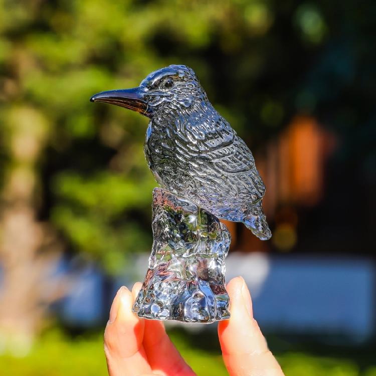 Handmade Bird Figurine Cute Animal Statue Home Table Decoration Ornament Wedding Holiday Gift Decoration