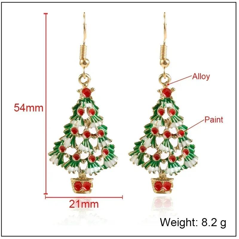 Christmas Style Creative Gift Snowman Enamel Snowflake Socks Pendant Necklace Girls New Year Jewelry Accessories Gift