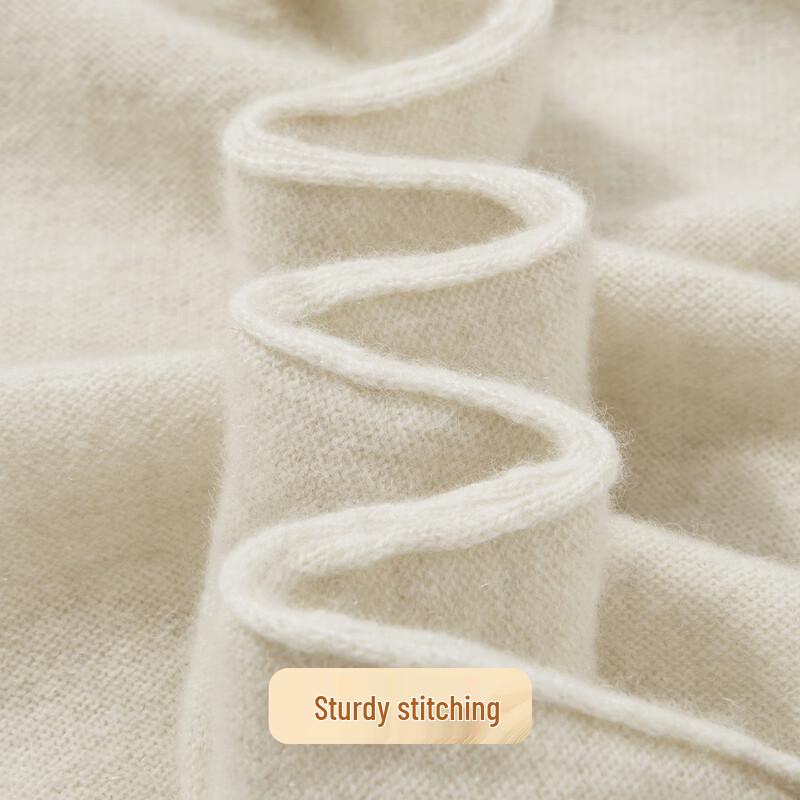 Futing Men's 100% Cashmere Crew Neck Sweater