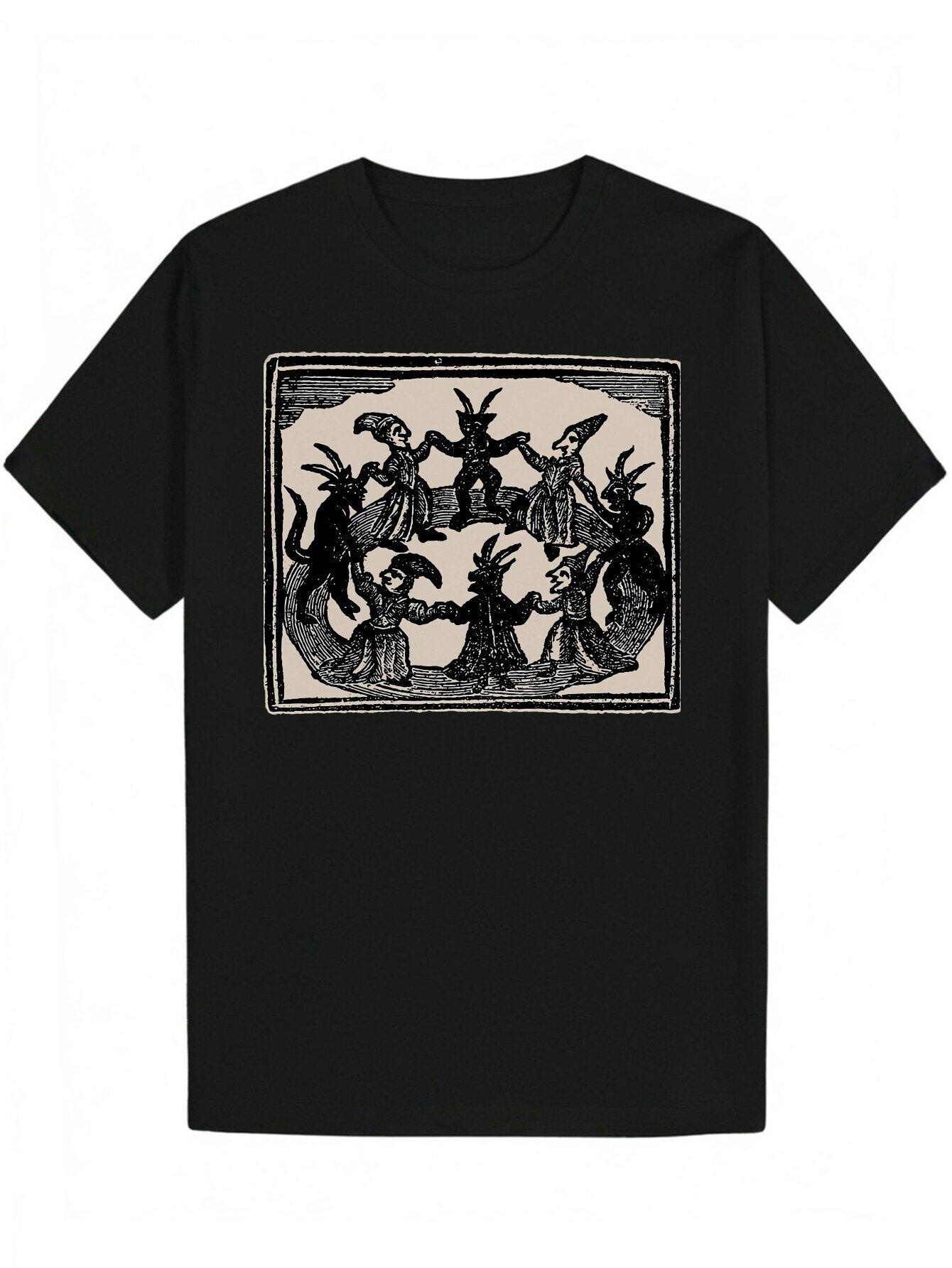 

funny Collection Essential Y2K anime inappropriate horror dark humor band theme 100 cotton mens printed Tshirt S