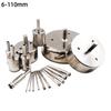 6-110mm Glass Hole Saw Drilling Crown Drill Bits Durable Diamond Hole Saw  Marble Drilling