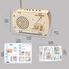 Build a Radio Kit Wood Radio Electronic Learning Set Science Experiment Electronics Toys Stem Project Kit Building Educational