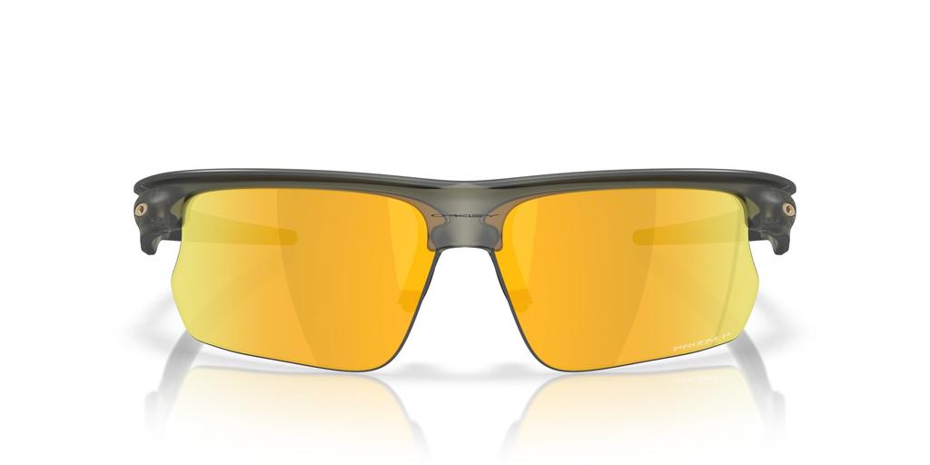 Oakley Sunglasses Frame Color Matte Olive Lens Prizm 24K Polar 68mm 0OO9400, (Front) Ink, Color