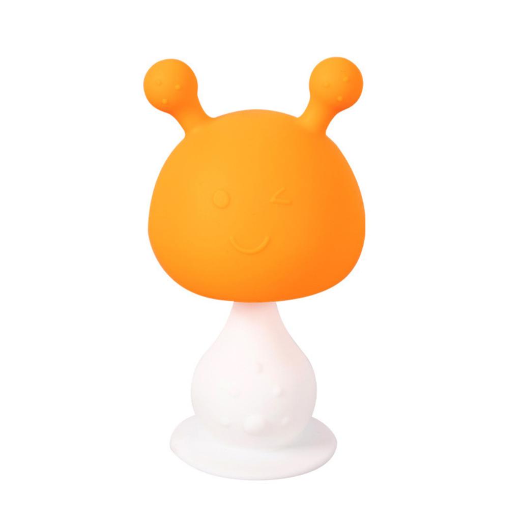 Jucărie de dentiție din silicon pentru bebeluși, jucărie liniștitoare pentru mușcături, distractivă pentru copii