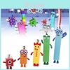 Urocze figurki Numberblocks z PVC z interaktywnymi, transformowalnymi klockami dla kreatywnej zabawy