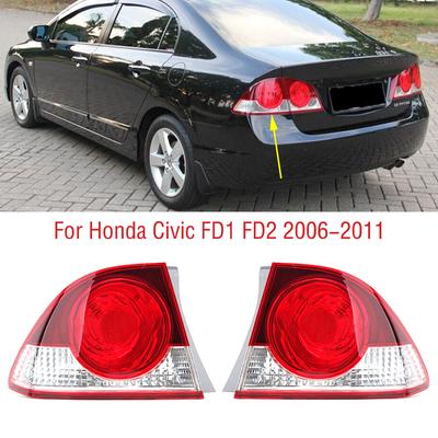 עבור הונדה סיוויק FD1 FD2 2006-2011 פגוש אחורי חיצוני פנס אחורי פנס בלם עצירה הפוך ללא נורה עבור הונדה CIIMO C14 2012 2013