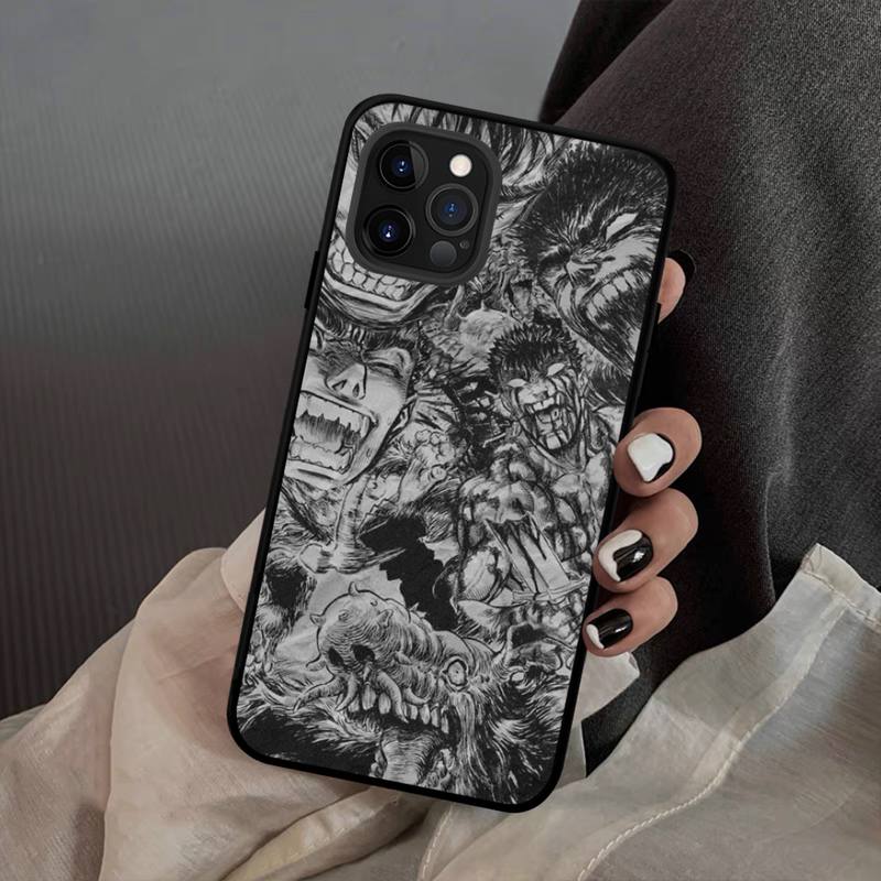 

Мягкий силиконовый чехол для телефона «Аниме Berserk Guts» для iphone 14 13 12 11 Pro Mini XS MAX 8 7 6 Plus X XS XR iphone 13