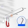 Multiple Angle Rotating Steel Hook Tool Flexible Auto Body Repair For Vehicle Dents Restoration & Bodywork Accuracy