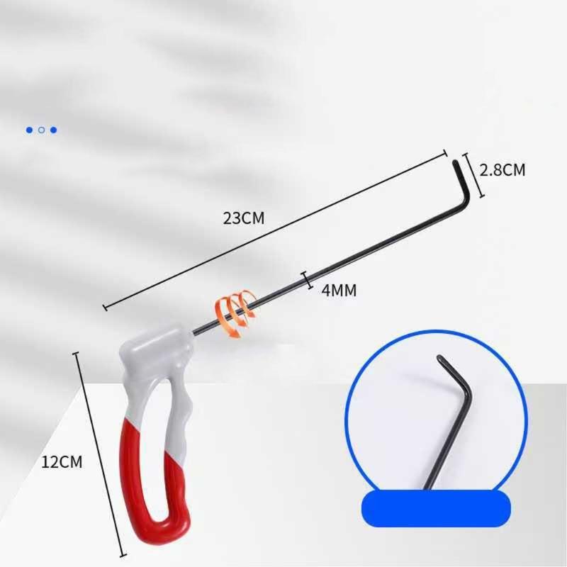 Multiple Angle Rotating Steel Hook Tool Flexible Auto Body Repair For Vehicle Dents Restoration & Bodywork Accuracy