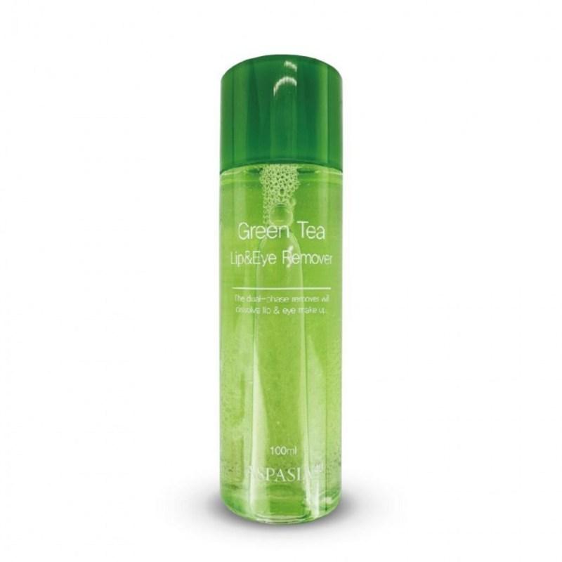 Aspasia Lip & Eye Remover Cleansing Green Tea 100ml, 1 pcs