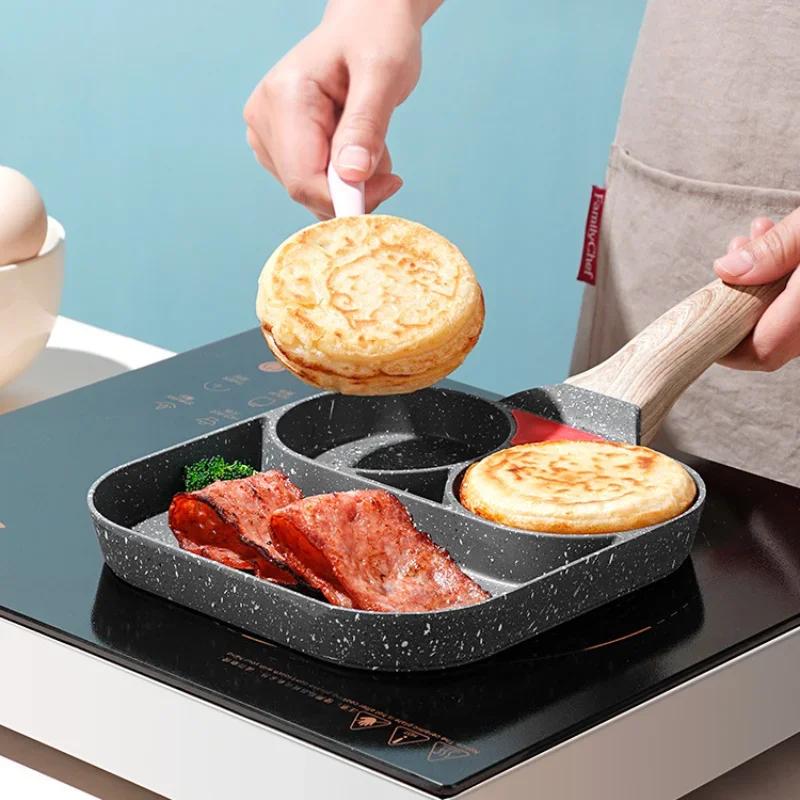 Frying Pot Pan Thickened Omelet Pan Non-stick Egg Pancake Steak Pan Cooking Egg Ham Pans Breakfast Maker Kitchen Cookware