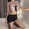 Erotic Lingerie, Sexy role-playing OL Secretary Uniform, Seductive and Hot Hollowed-out 2D Uniform 8531