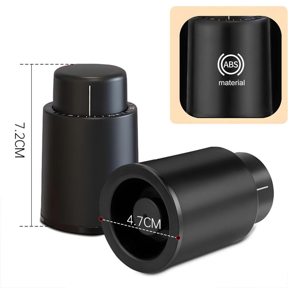 Reusable Vacuum Wine Bottle Stopper Sealed Storage Vacuum Memory Wine Stopper Push Style Bar Tools Barware  Wine Cork