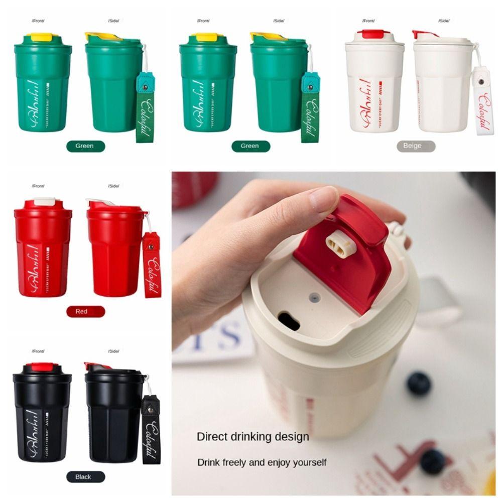 

316 Stainless Steel Metal Water Cups Heat-resistant Mug With Lid Gifts Coffee Cup Travel