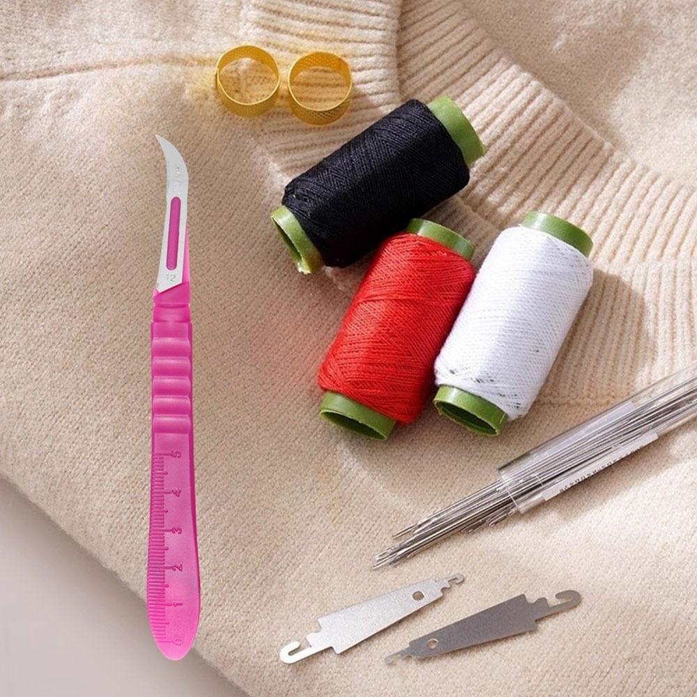 Set di Strumenti da Cucito Multiuso con Ago Superiore, Ago da Cucito Facile, Filo, Strumenti per Riparazioni Manuali, Kit Ago e Filo (6/25/34 Pezzi)