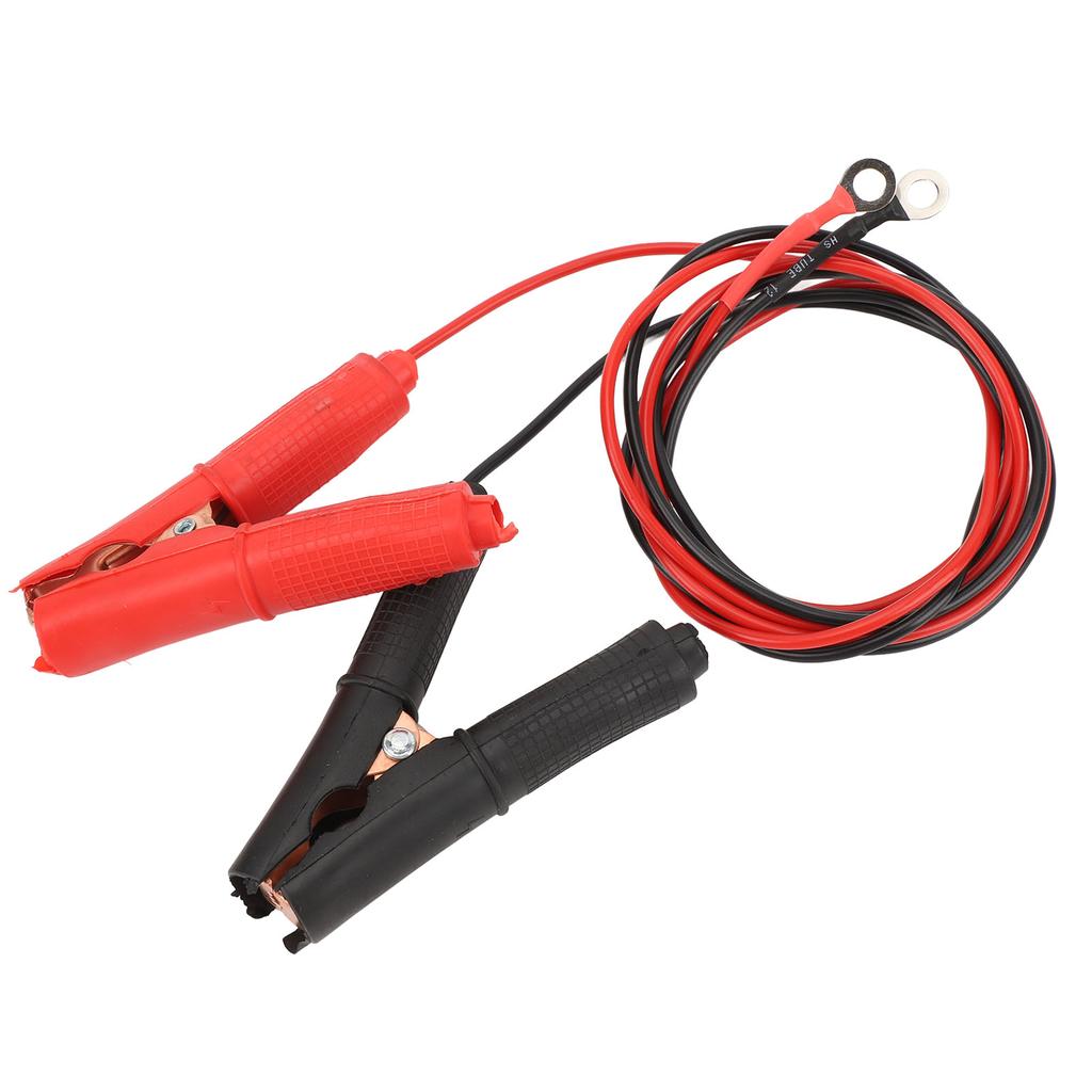 2 buc cabluri de conectare baterie 3,94ft 30A 6mm cleme baterie din cupru la cablu terminal inel O pentru baterie auto