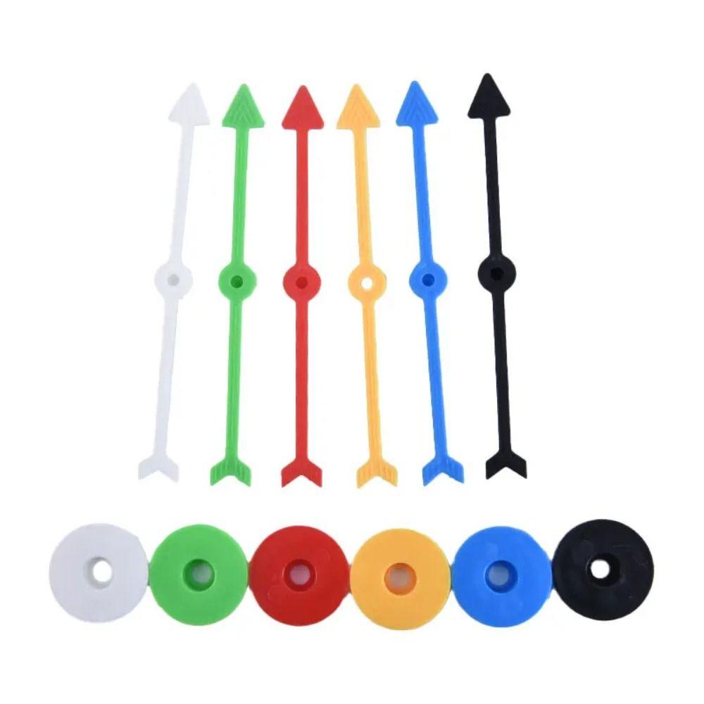6PCS Children's Toy Plastic Rotating Arrow Pointer Board Game Arrow Spinner Arrow  Game Accessories