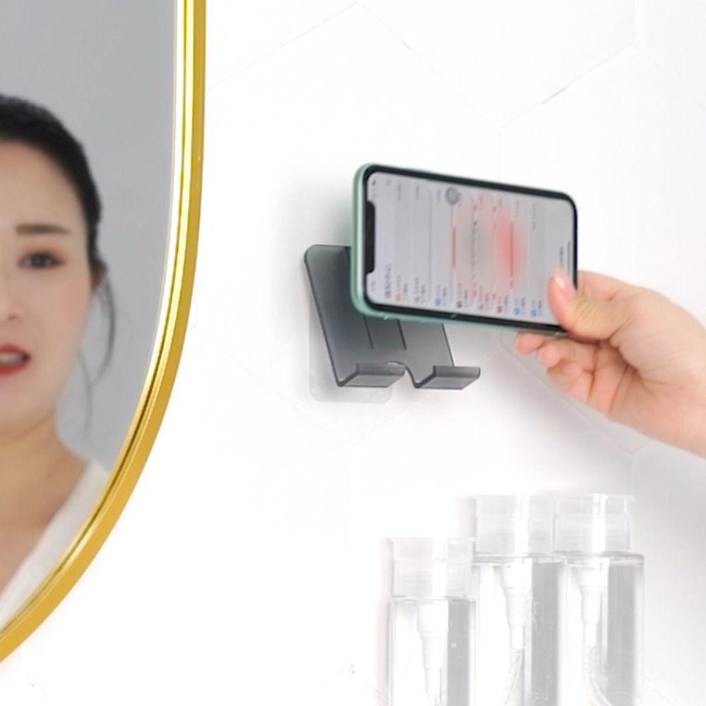 Transparent Wall-mounted Phone Holder Lightweight Phone Charging Bracket Phone Holder