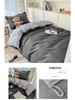 Dormitory/Student Bedding Set: Includes 3-Piece Bed Sheet & Duvet Cover and 6-Piece School Bunk Bed Set.