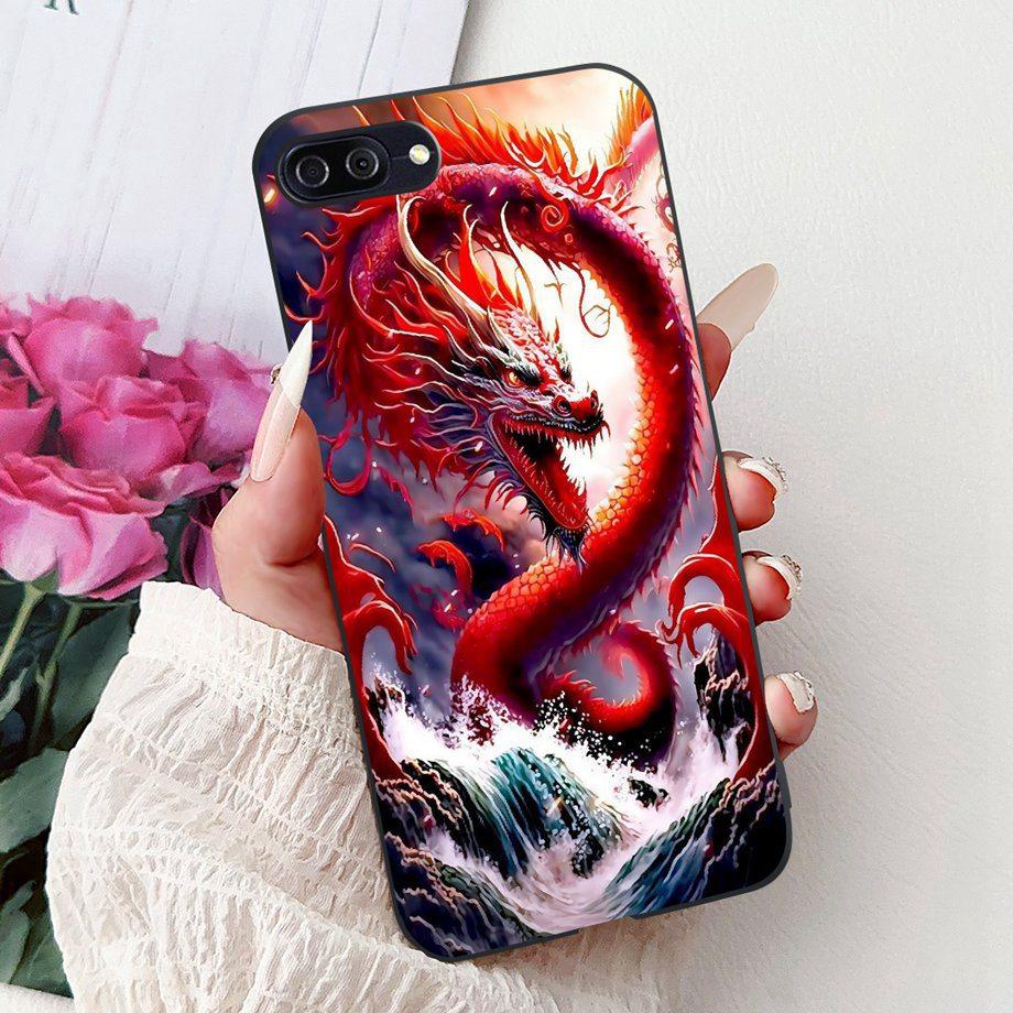 Dragon Koi Fish Landscape Phone Case For ASUS ZC554KL ZC553KL ZE553KL ZE554KL Back Cover Soft TPU Cartoon Bumper ZENFONE 4 MAX