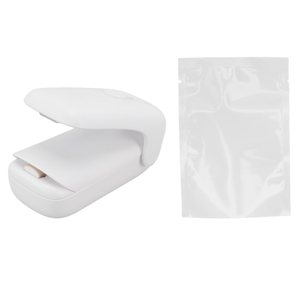 Bag Sealer 2 in 1 ABS Handheld Portable Food Snack Bag Sealing Machine with Springback Pocket Knife
