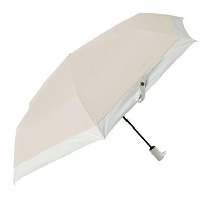 Bicolor Automatic Suitable for Sunny and Rainy UV 10002950 Beige H.A.U. Open/Close Umbrella, Days, UPF50+, 99% Protection,
