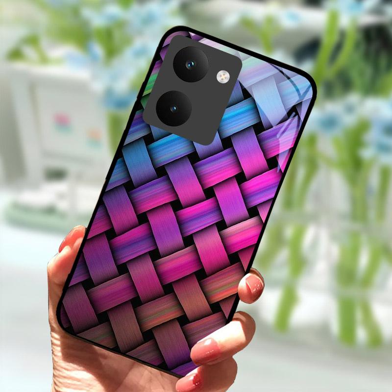 Para Capa Realme P3 Ultra 5G Capa à Prova de Choque Concha Traseira de Vidro Temperado Para-choque Para Capa de Telefone Realme P3ultra 5G RMX5030 Coque