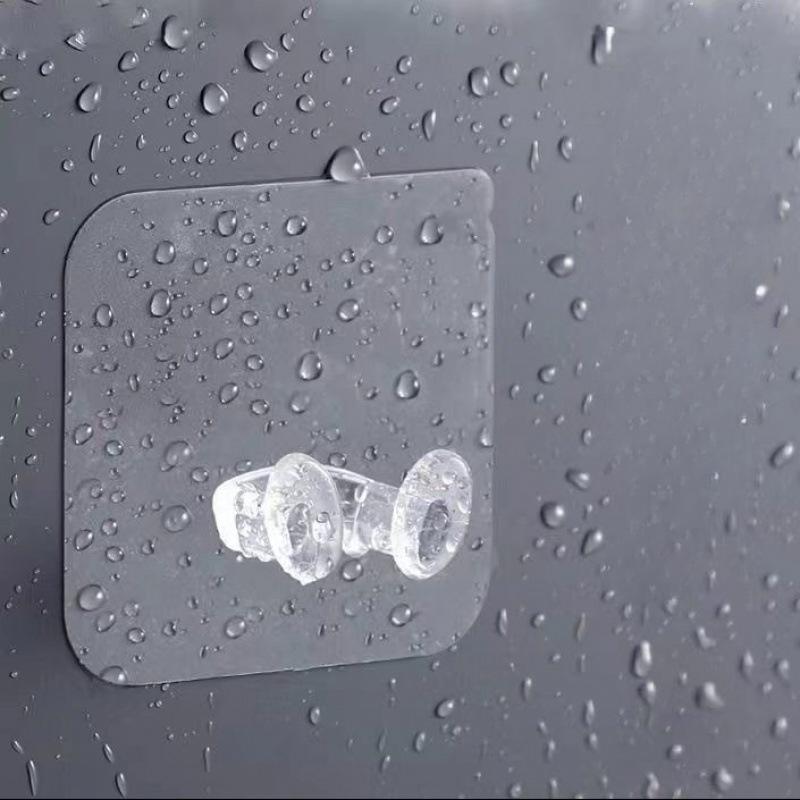 

10/20 шт. клейкие крючки, компактная стойка, настенная вешалка для душа, прозрачные прочные крючки для душа, гаджеты для кухни и ванной комнаты 10pcs