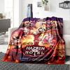 Hazbin Hotel Poster Art Flannel Blanket Super Soft Warm Cozy Blanket for Sofa Bed Office Travel All‑Season Home Decor Gift