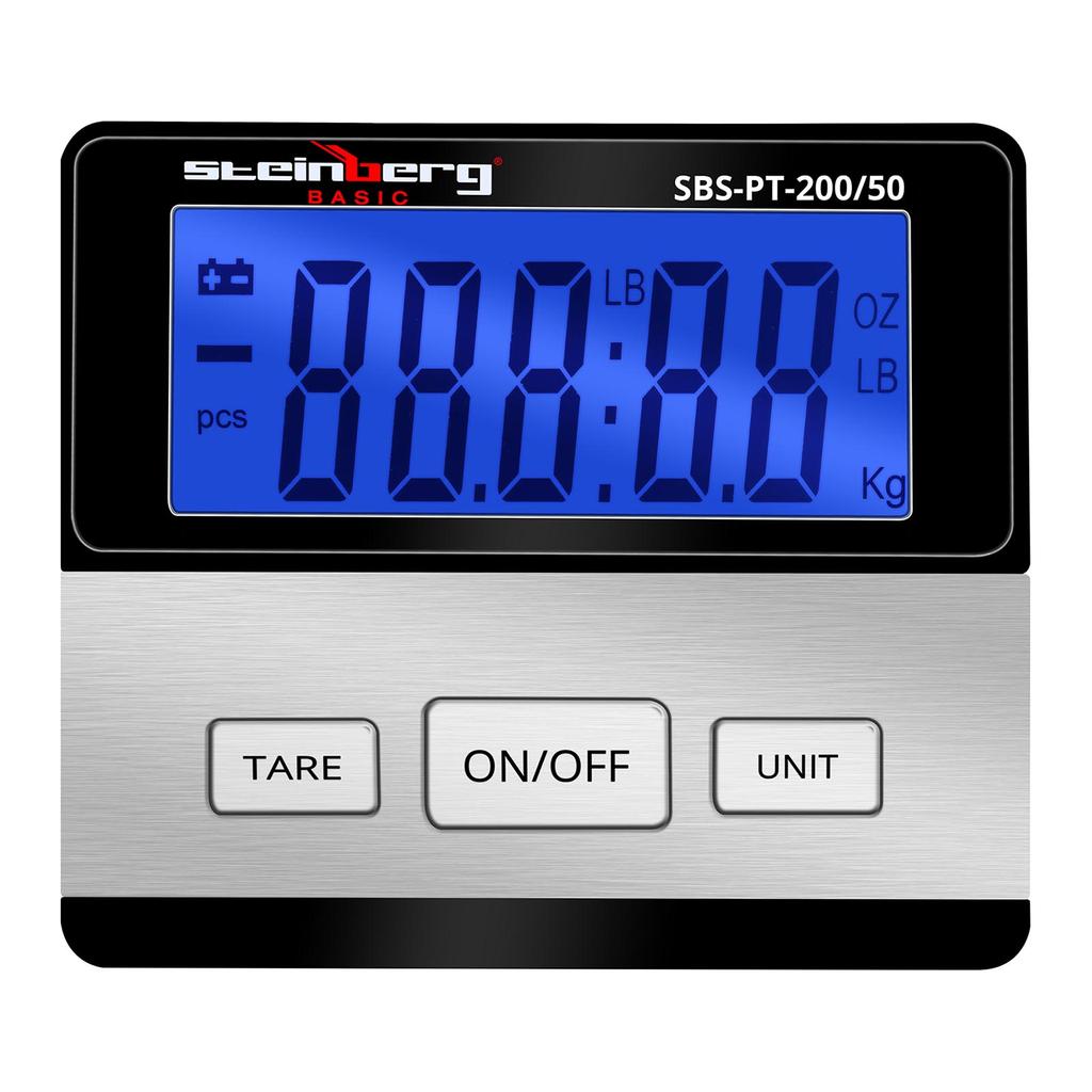 Postal platform scale for parcels SBSPT20050 up to 200kg 50g
