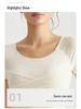 Chinese Style Women's Summer Yoga Top – Short Sleeve, Fixed Cups, Cross Mesh, Pleated, Slim Fit Sports Wear