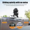 1Pc Cartoon Cute Doll Center Console Moving Bear Auto Interior Decoration Car Automatic Sliding Skateboard Bear Ornaments