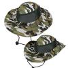 Mode Outdoor Breitkrempig Tarnmuster Fischerhut Bucket Boonie Hut Anti-UV Kappe