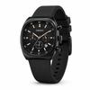 TIME100 Men's Sport Casual Quartz Watch with Engraved Luminous Hour Hand, Quartz Movement, Men's Fashion Watch, Black